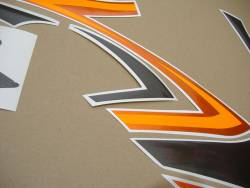 Suzuki GSX-R 1000 2007 orange stickers set
