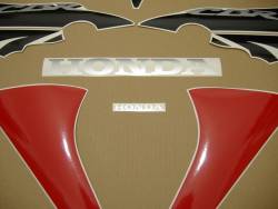 Honda 125R 2008 red logo graphics