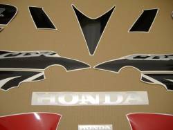 Honda CBR 125R 2008 red adhesives set
