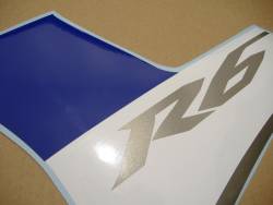 Yamaha R6 2008 RJ15 13S blue AU stickers
