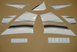 Yamaha YZF R125 2009 blue EU decal set