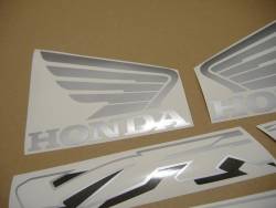 Honda VFR 800i 2002 blue stickers kit