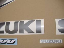 Suzuki 600 1000 2008 complete sticker kit