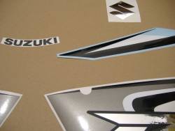 Suzuki GSXR 1000 K8 white decal set