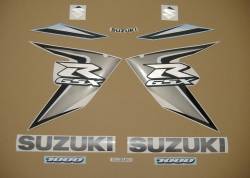 Suzuki GSX-R 1000 K8 white stickers set
