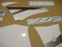 Yamaha YZF R6 2002 RJ03 blue stickers kit