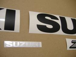 Suzuki GSXR 750 2008 black decals
