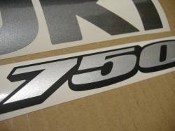 Suzuki GSXR 750 K8 black stickers