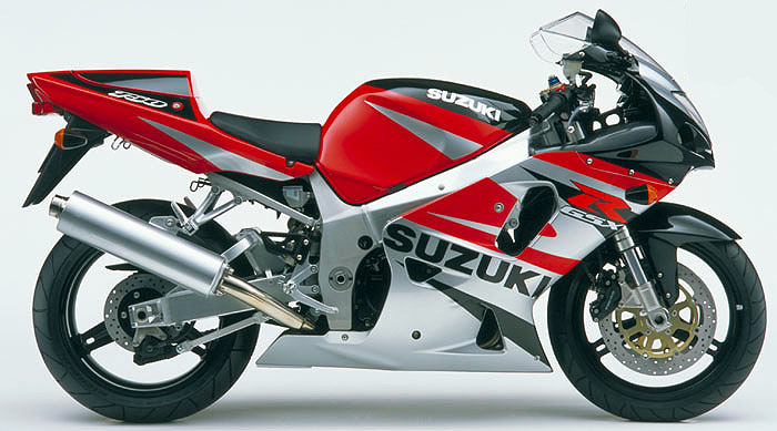 Suzuki GSX-R 750 K2 red logo graphics