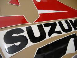 Suzuki GSX-R 750 2002 red stickers set