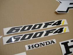 Honda CBR 600 F4i 2005 red decals kit 