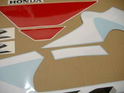 Honda 600 F4i 2001 white complete sticker kit