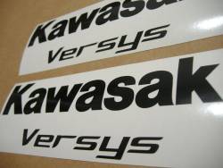 Kawasaki Versys KLE650 2008 green decals kit 