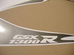 Suzuki Hayabusa GSX1300R L1 white stickers