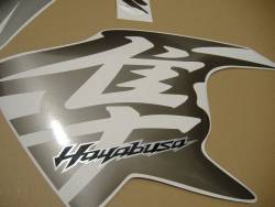 Suzuki Hayabusa GSX1300R L1 white logo graphics