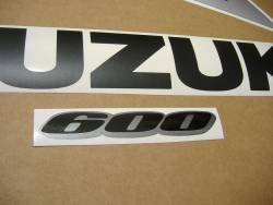 Suzuki GSX-R 600 2008 orange adhesives set