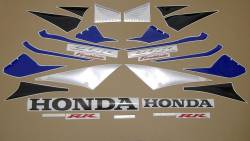 Honda 1000RR 2005 Fireblade blue adhesives set