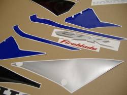 Honda 1000RR 2005 blue EU complete sticker kit