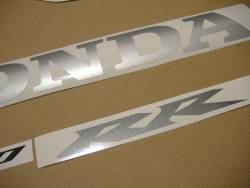 Honda CBR 1000RR 2004 silver stickers kit