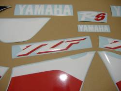Yamaha R6 2001 RJ03 5EB red decals kit 