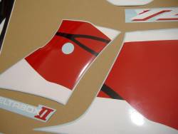 Yamaha yzf r6 2001 rj03 5eb red complete decals kit