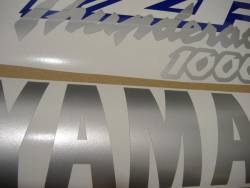 Yamaha 1000R 1997 blue complete sticker kit