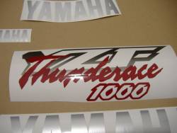Yamaha 1000R 1997 Thunderace burgundy stickers