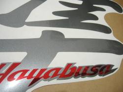 Suzuki Hayabusa 2006 burgundy labels graphics