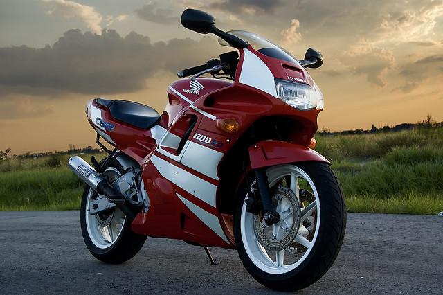 Honda cbr 600 f2 red white complete decals kit