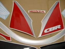 Honda CBR 600 F2 1991 red adhesives set