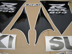 Suzuki GSX-R 600 1998 silver decals kit 