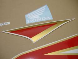 Honda 250r 2012 white restoration stickers