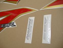 Honda CBR 250R 2012 white decals kit 
