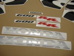 Honda CBR 600RR 2005 orange decals kit 