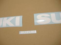 Suzuki GSX-R 600 2008 white decals set