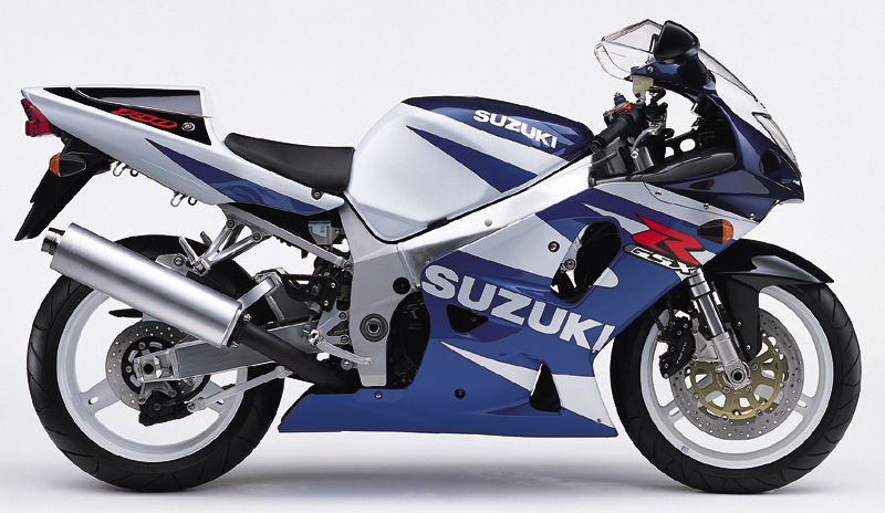Suzuki gsx-r 750 2001 white blue logo emblems set