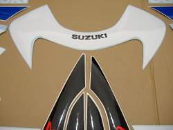 Suzuki gsx-r 750 2001 K2 white blue replica decals kit