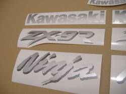 Kawasaki ZX-9R 1999 complete sticker kit