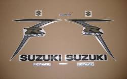 Suzuki gsx-r 750 2010 brown graphics set