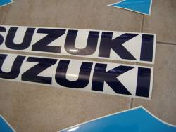 Suzuki GSXR 750 SRAD 1998 white blue stickers