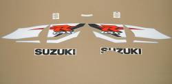 Suzuki gsx-r 600 2012 L2 white blue full replica stickers set