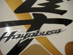 Suzuki Hayabusa K9 gold full decals kit