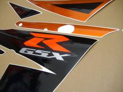 Suzuki GSX-R 1000 2003 orange stickers set