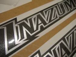 Suzuki GW250 2014 Inazuma black stickers