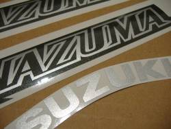 Suzuki GW250 K4 Inazuma black full decals kit