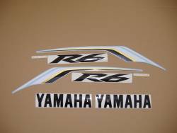 Yamaha R6 2012 RJ15 13S red decals kit 