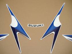Suzuki 600 2012 white complete sticker kit