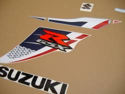 Suzuki GSXR 600 L3 white stickers