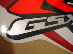 Suzuki GSXR 600 2013 white labels graphics
