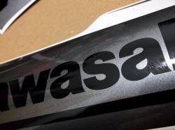 Kawasaki ZZR 1400 2010 black full sticker kit